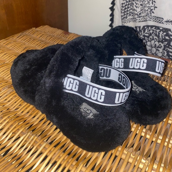 UGG Oh Yeah Slides Black - Picture 2 of 6